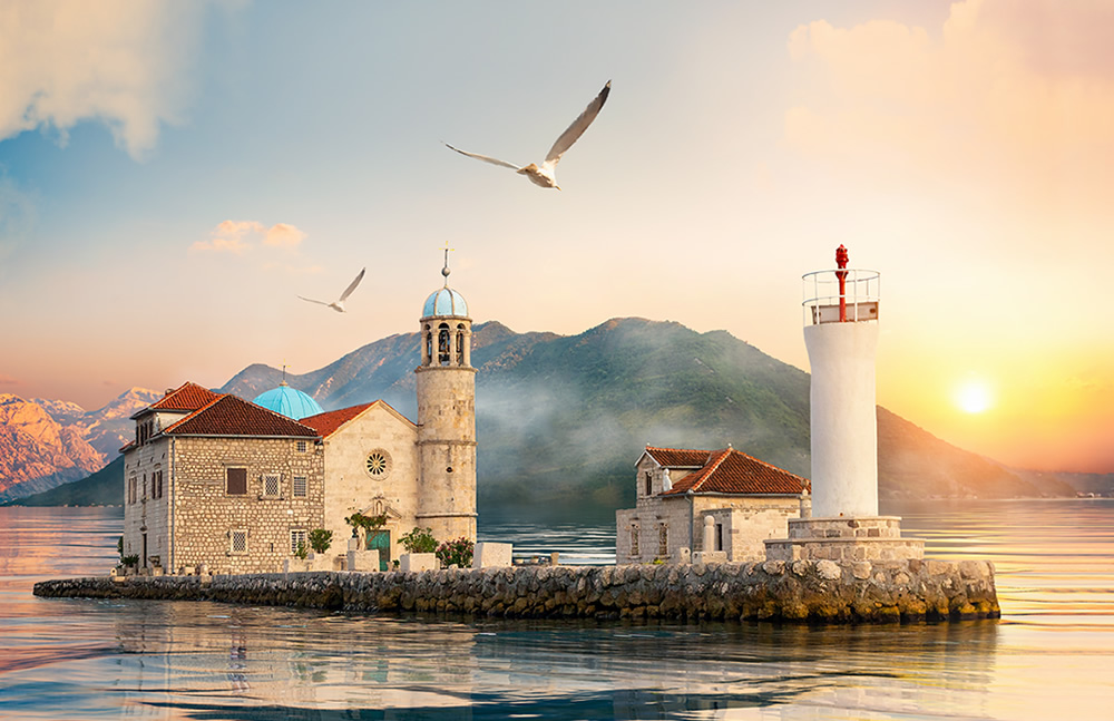 Church Our Lady of the Rocks Island, Kotor