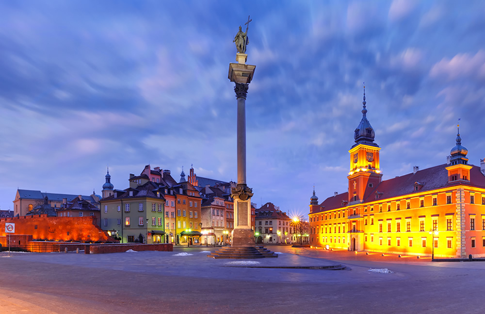 Castle Square, Old Town, Warsaw, Poland